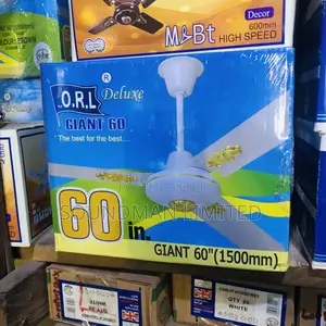 Orl Giant 60"Inches Ceiling Fan With Large Blades (High Speed)
