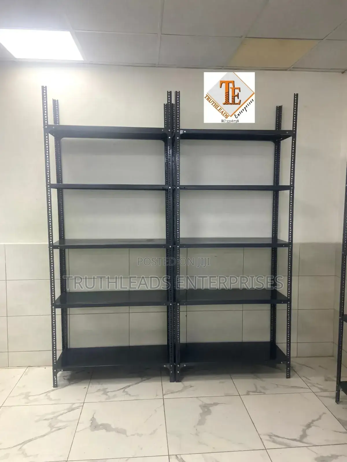 Angle Slotted Storage Racking System