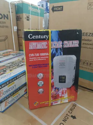Dual-Fuse Century CVR-Tub Wall Mount 10000va Stabilizer