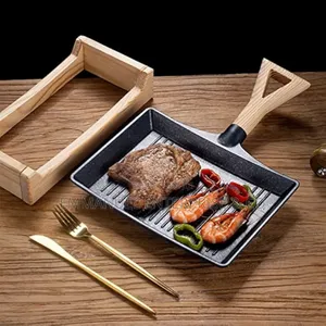Aluminum Tray With Handle, Meat/Barbecue Iron Plate