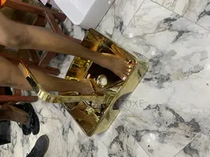 Ceramic Pedicure Basin Gold