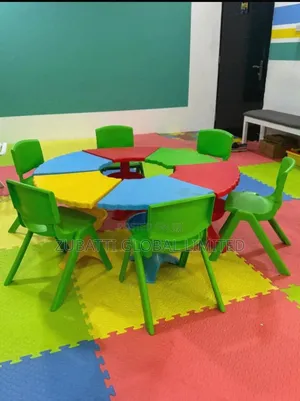 Foreign Kindergarten School Round Plastic Table