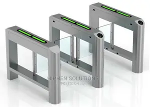Stainless Steel Automatic Turnstiles Swing Doors Barrier