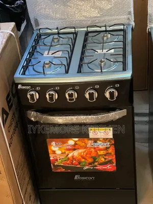 Boscon 4 Burner Standing Gas Cooker With a 60l Oven.