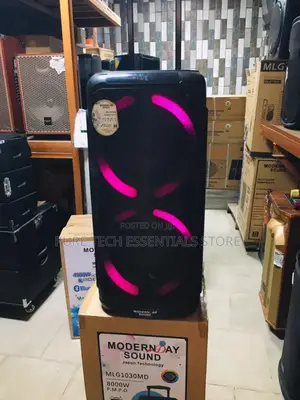 Modern Day Rechargeable Party Speaker 8000watts 1030