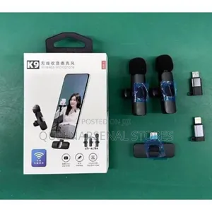 K9 3in1 Wireless Lapel Microphone