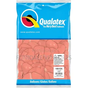 11" Round Coral Balloons - 100pc