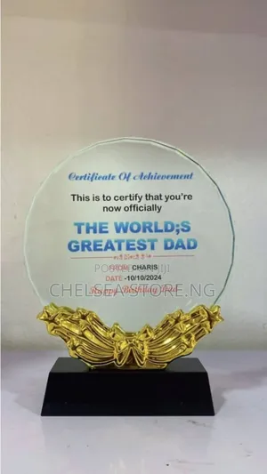 Trophy Glass Award