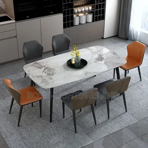 Marble Dinning Table Dinning Chair 150cm X 40cm