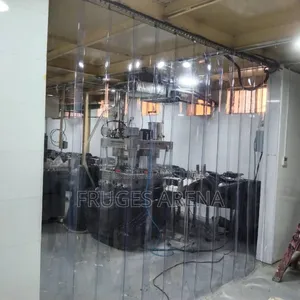 Transparent Blue PVC Curtains for Warehouses