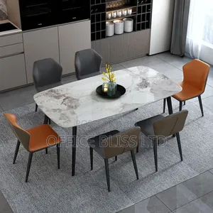 Marble Dinning Table Dinning Chair 150cm X 40cm