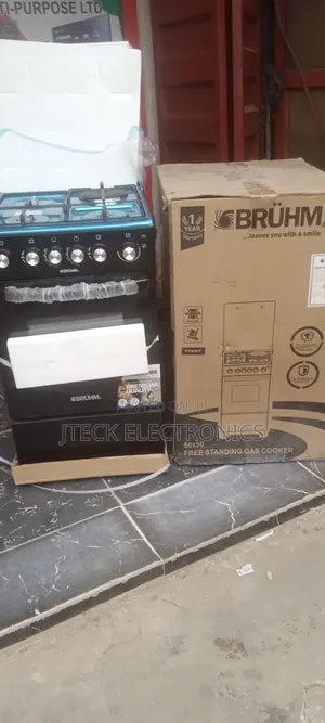 Bruhm Electric Gas Cooker 50/50