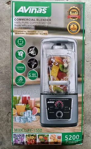 Avinas 5200w Commercial Blender, Model: Av-1552.