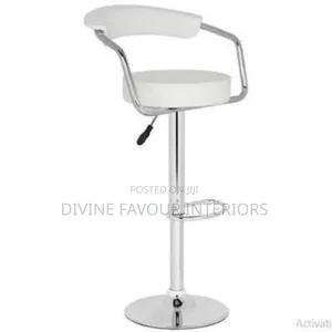 White Round Stool