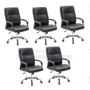 Padded Office Chairs - 5pcs