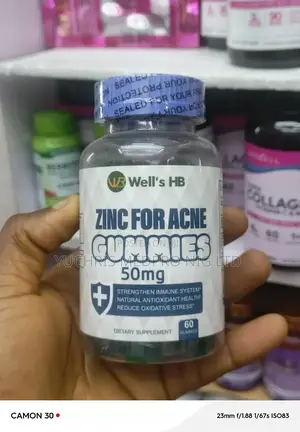 Well's Hb Zinc for Acne Gummies