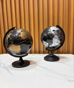 Luxury Plastic Stand Globe Decor