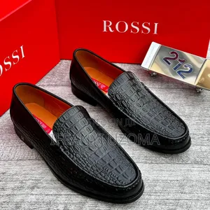 Black and Brown Leather Italian Shoe