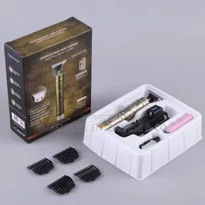 Professional Rechargeable Hair Clipper - Stainless Steel