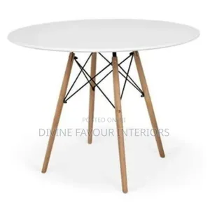 Round Wooden Bar Table
