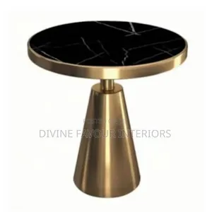 Modern Coffee Table - Gold Black