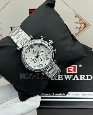 Original Rewardvip Silver Dial, Stainless Steel Watch