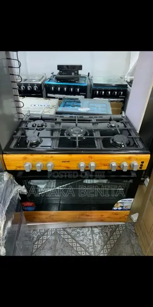 Bruhm Stand Gas With Oven 5 Burner Formica