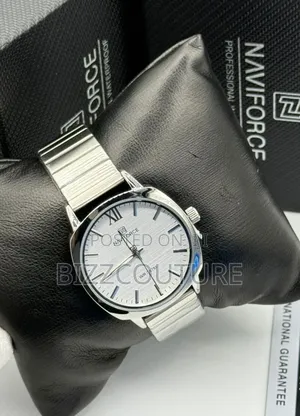 Original Naviforce Silver Stainless Steel Watch