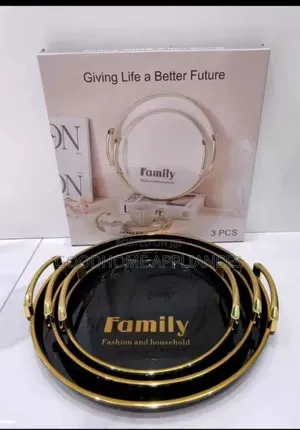 3pcs Classic Acrylic Tray Set