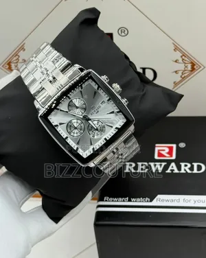 Original Rewardvip Chronograph, Silver Dial, Strap Watch