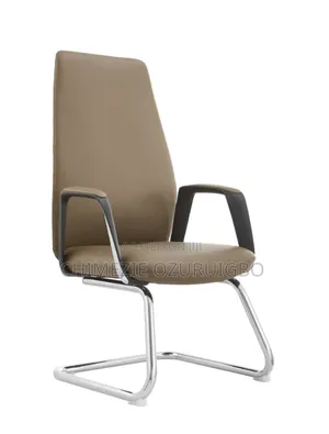 Brown Executive Stationary/Visitors Chair