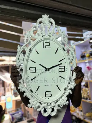 Victorian Wall Clock- White . A Statement Wall Clock