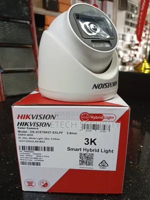 Security Hikvision Smart Hybrid Light Indoor Fixed Turret