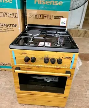 Maxi Standing Gas Cooker 1 Electric and 3 Gas With Over