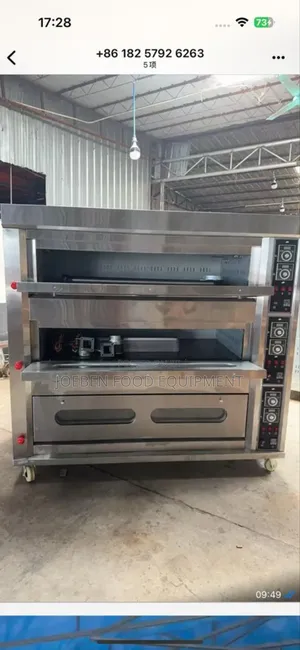 Commercial Banking Oven 3 Doors 9 Trays