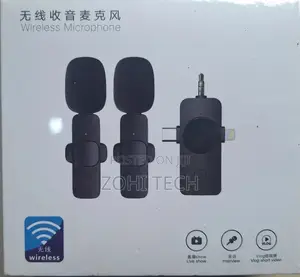 3 in 1 Double Wireless Microphone for All Phone