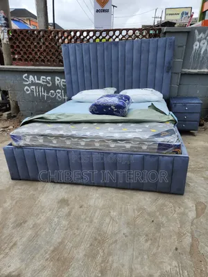 Grey Six by Six Bed Frame With a Side Drawer