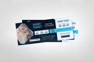 Printed Seminar Ticket Vouchers for Events Training