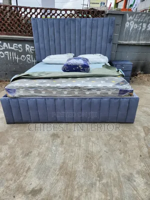 Grey 6by6 Bed Stand With a Side Drawer.