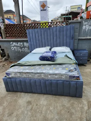 5ft Tall 6by6 Bed Stand With a Side Drawer
