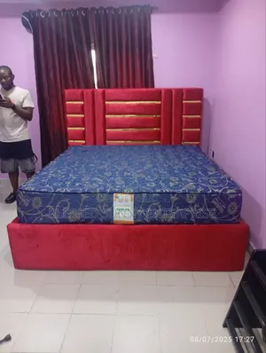 6x6 Bed Frame With Padded Mattress