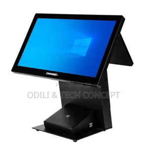 Cashier Ace Stainless Metal All in 1 Pos Daul Screen System