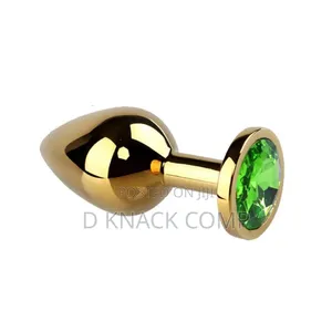 Metal Jewelry Circular Anal Plug Stimulator