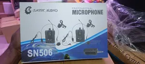 Double Lavalier/Lapel and Overhead Wireless Microphone