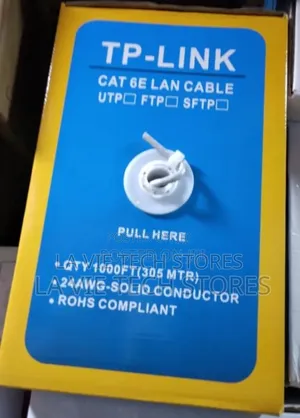 Tp-Link Cat 6e Indoor Lan Cable - 305m - Blue