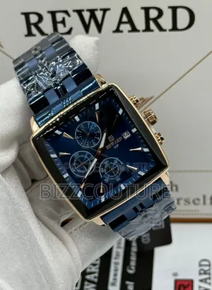 Original Rewardvip Blue Dial, Analog Stainless Steel Watch