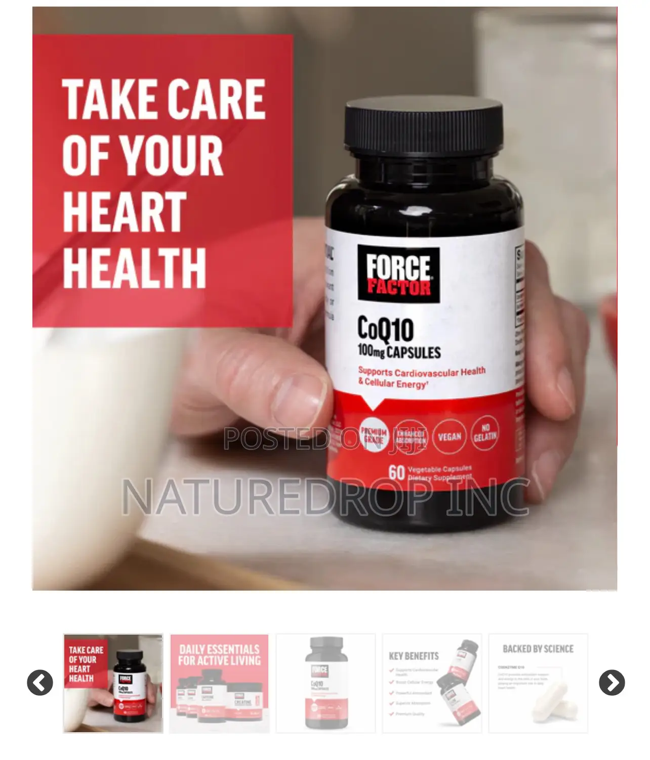 Coq10 by Force Factor 100mg