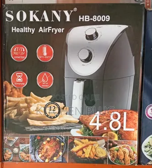 Sokany Hb-8009 Healthy Airfryer, 4.8 Litre