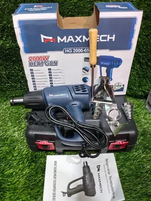 Electric Heat Gun With Box and Accessories