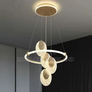 Modern Minimalist Chandelier (Gold)